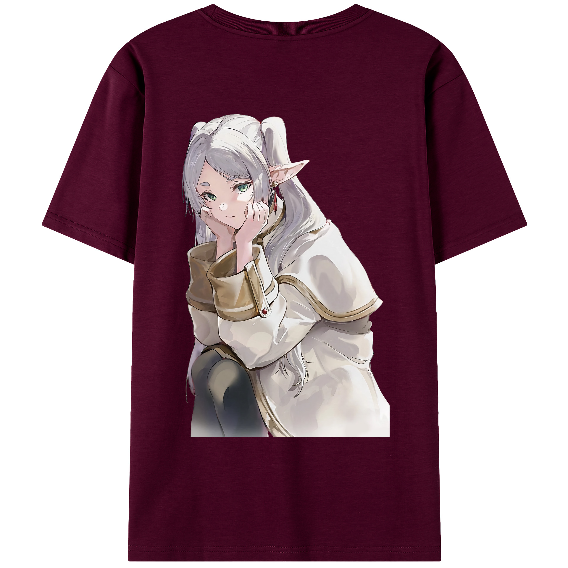 （画像用） 葬送のフリーレン Frieren レディース半袖Tシャツ(バックプリント)